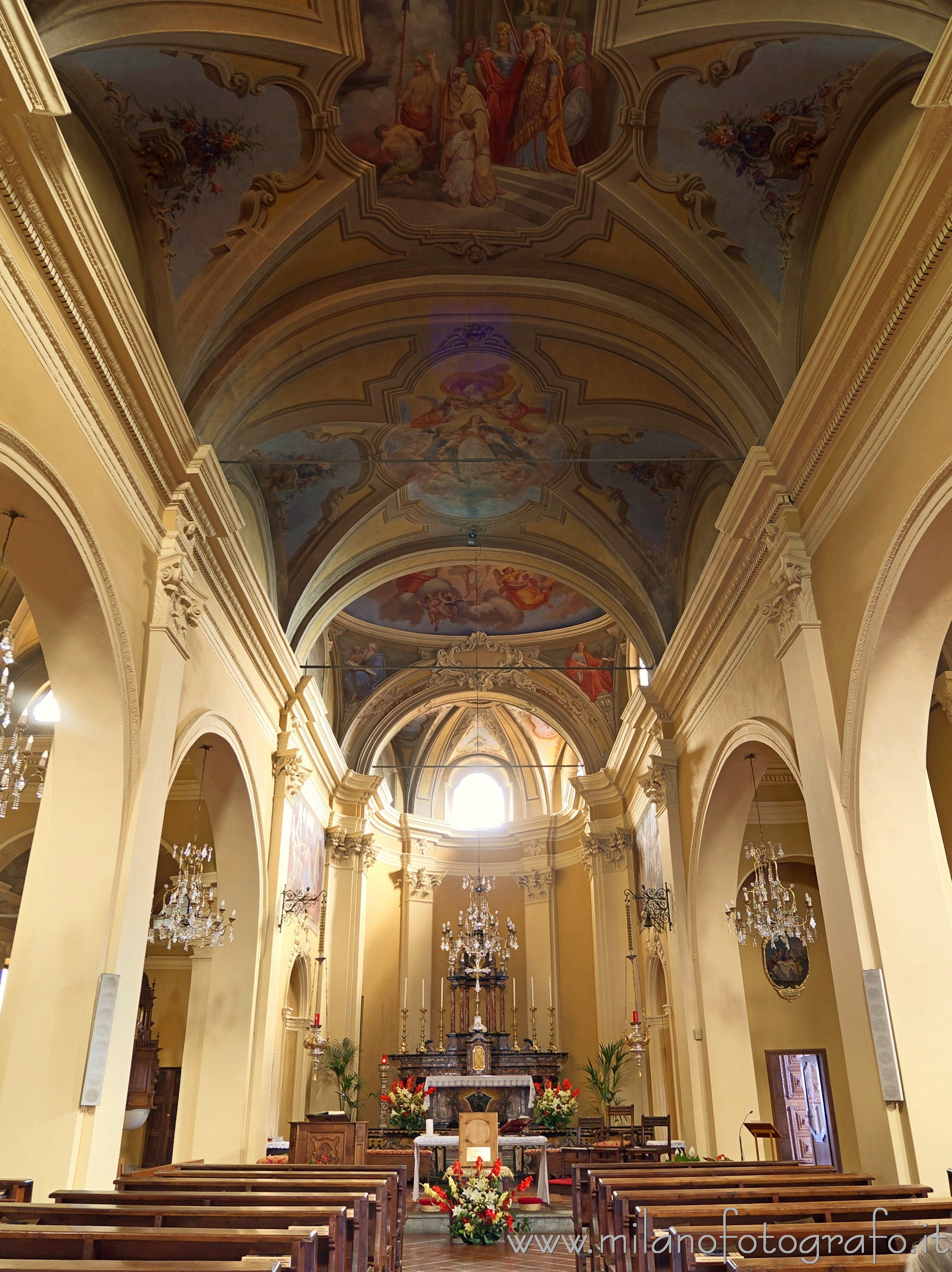 Trivero (Biella, Italy) - Onterior of the Main Church